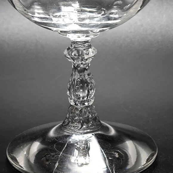 2 Fostoria Wilma Low Coupe 4.2" champagne sherbet cocktail Crystal midcentury 6z - Picture 4 of 7